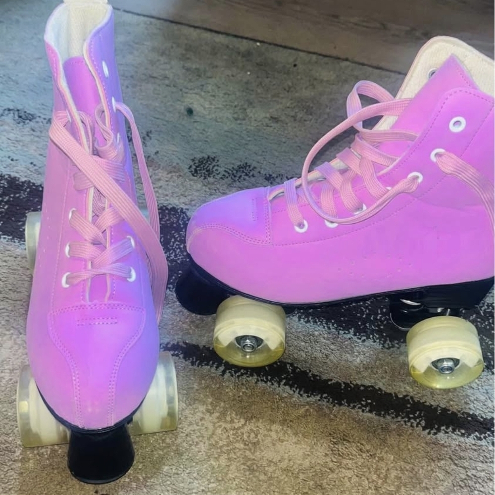Pink Kids Roller Skates